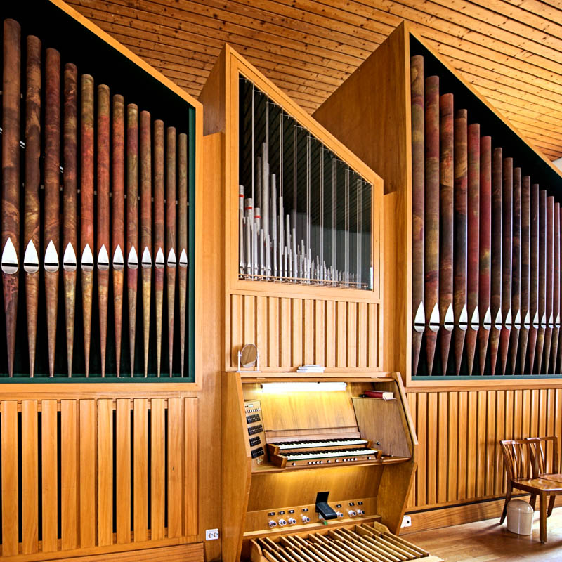 Ansicht Orgelprospekt Evangelische Kirche Köln-Zollstock