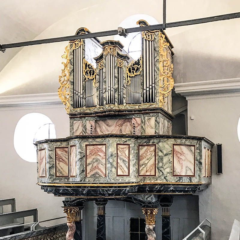 Pfeifenorgel in der Ev. Kirche Hülsenbusch